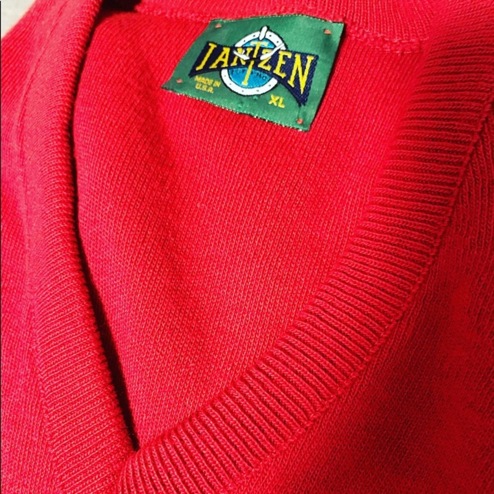 Jantzen Vintage Sweater Red XL